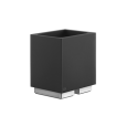 Bicchiere d'appoggio RETTANGOLO ACCESSORIES nero GESSI