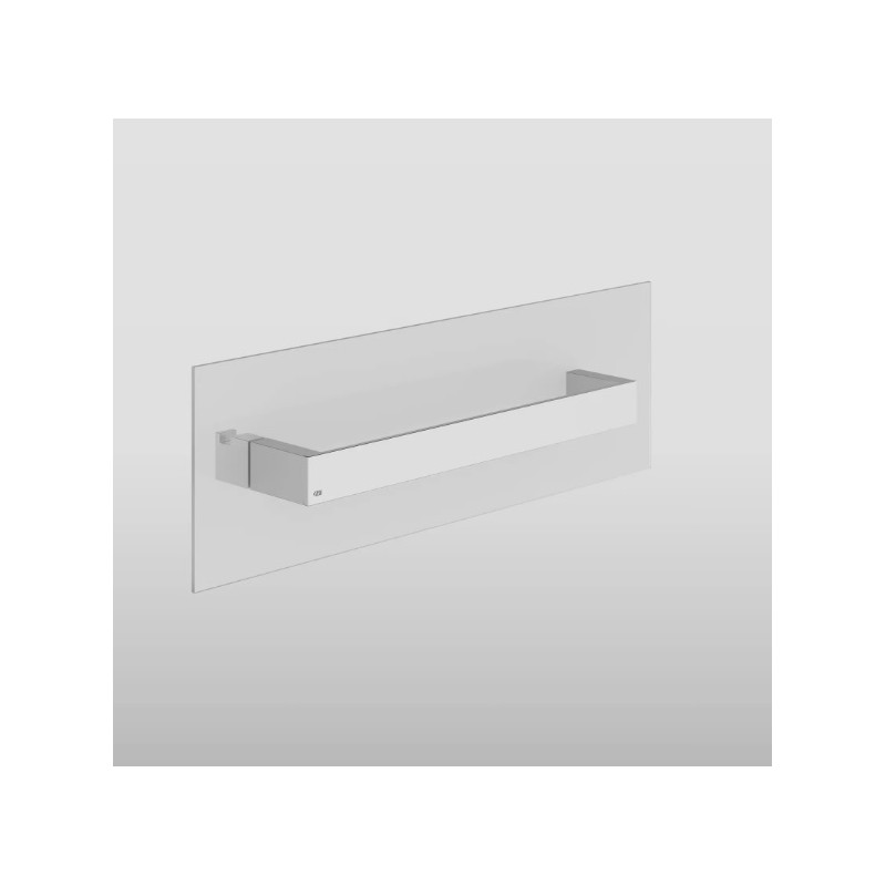 Gessi RETTANGOLO 45cm glass handle & towel holder