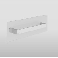 Gessi RETTANGOLO 45cm glass handle & towel holder