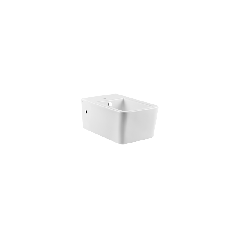 Gessi RETTANGOLO wall-mounted ceramic bidet, white