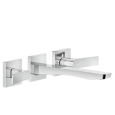 RILIEVO wall-mounted 3-hole basin mixer by GESSI