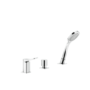 GESSI RILIEVO - Ensemble baignoire 3 trous