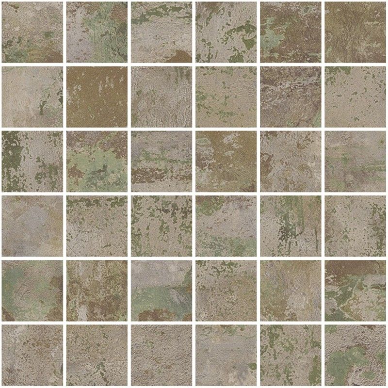 EVOKE  GREEN NATURAL 10 MM MOSAIK 5X5 29,75X29,75 - APARICI APARICI CERAMICA - 1