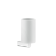 RILIEVO GESSI white wall glass — modern bathroom accessory