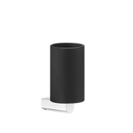 Bicchiere a parete nero RILIEVO Gessi