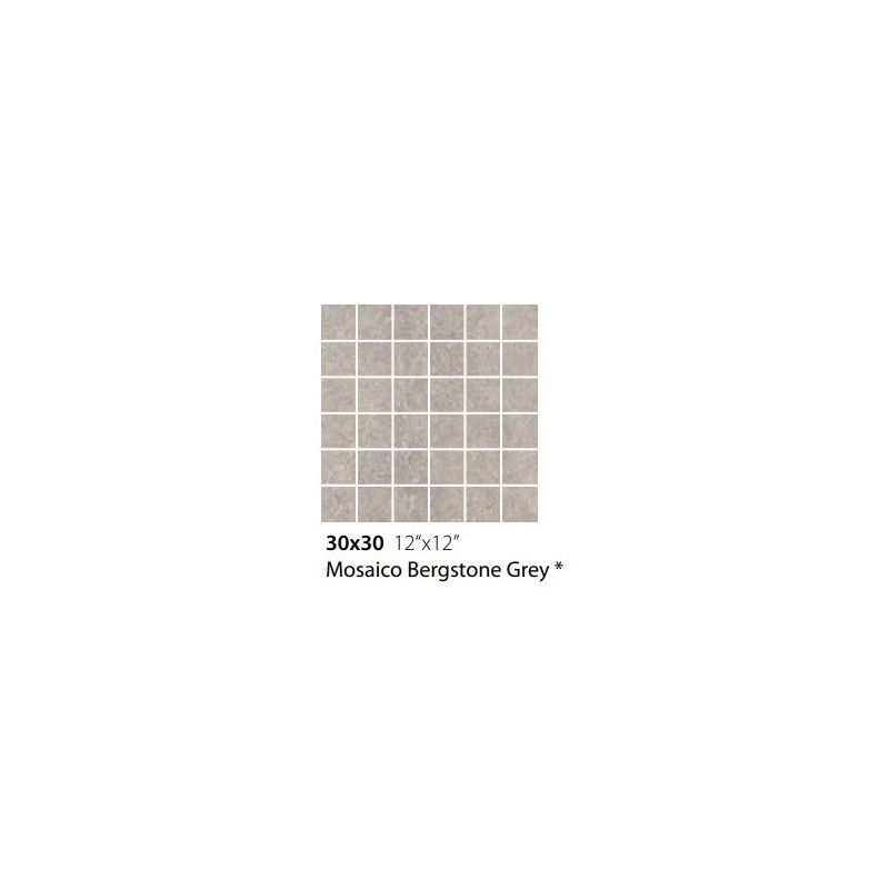 BERGSTONE 30x30 MOSAIC  GREY - CERAMICA SANT'AGOSTINO CSAMBEGR30 CERAMICA SANT'AGOSTINO - 1
