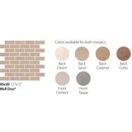 WALL DUO 30X30 BACK SAND - CERAMICA SANT'AGOSTINO CSAWDBSA30 CERAMICA SANT'AGOSTINO - 1