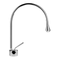 GOCCIA medium spout basin mixer by GESSI in premium finishes