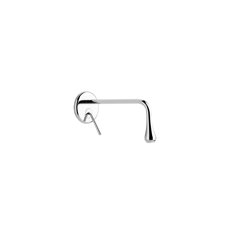 GOCCIA External part Wallmounted long spout mixer without waste GESSI