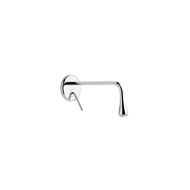 GOCCIA wall-mounted mixer with personalized spout