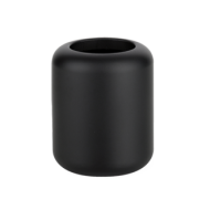 GESSI GOCCIA black stoneware freestanding glass