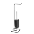 GOCCIA floor lamp with roll & toilet brush holder – black GESSI