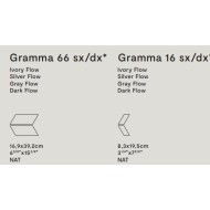 WATERFALL GRAMMA 16,9x39,2 SX SILVER FLOW NAT - LEA CERAMICA LGZWFS3 LEA CERAMICHE - 1
