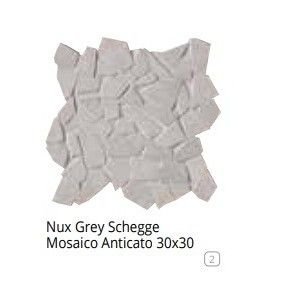 NUX GREY GRES SCHEGGE MOSAICO 30X30 ANTICATO - FAP CERAMICHE fOQO FAP CERAMICHE - 1