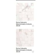 ROMA STATUARIO MACROMOSAIC 30X30 ANTICATO - FAP CERAMICHE fLZ9 FAP CERAMICHE - 1