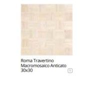 ROMA TRAVERTINO MACROMOSAIC 30X30 ANTICATO - FAP CERAMICHE fMAA FAP CERAMICHE - 1