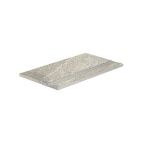 TRAIL BORD DE LA PISCINE  Bianco NATUREL 30x60cm STRUCTUREE - Ceramica D'Imola MXST BIA BP60AS CERAMICA D'IMOLA - 1