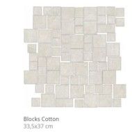 STONE LIFE BLOCKS COTTON MOSAICO 33,5X37 - CONTEMPORARY DESIGN FLORIM  779344 CONTEMPORARY DESIGN FLORIM - 1