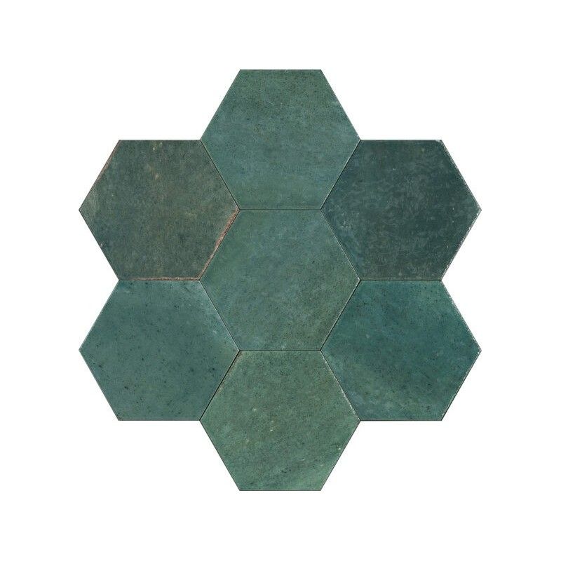 LUME 21X18,2 ESAGONA GREEN LUX MARAZZI MFFG