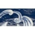 MINIATURE FREGIO BLU MAIOLICA 6x24 - CERAMICHE MARCA CORONA J368 CERAMICHE MARCA CORONA  - 1