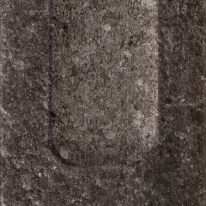MINIATURE  FORNACE FORMELLA NERO FUMO 6x24 - CERAMICHE MARCA CORONA J418 CERAMICHE MARCA CORONA  - 1