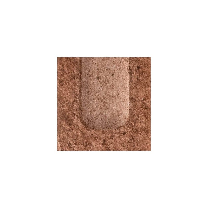MINIATURE  FORNACE FORMELLA ROSSO MATTONE 6x24 - CERAMICHE MARCA CORONA J421 CERAMICHE MARCA CORONA  - 1
