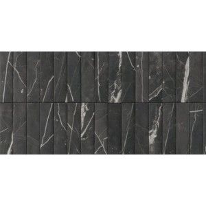 MINIATURE SCULTOREA DARK DIAMOND VELVET 6x24 - CERAMICHE MARCA CORONA J479 CERAMICHE MARCA CORONA  - 1
