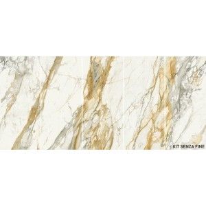 SCULTOREA CALACATTA VENA ANTICA KIT REFLEX  120x278 SQ - CERAMICHE MARCA CORONA J487 CERAMICHE MARCA CORONA  - 1