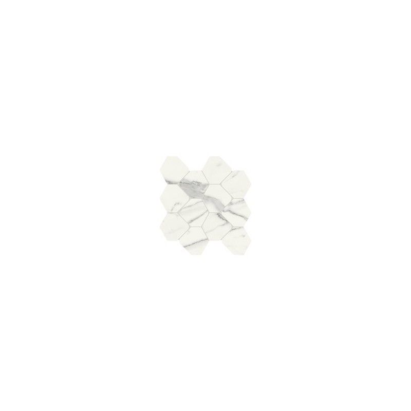 SCULTOREA  STATUARIO VENA ARGENTO MOSAIK  ROMBO REFLEX  44,2x35,6 - CERAMICHE MARCA CORONA J564 CERAMICHE MARCA CORONA  - 1