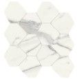 SCULTOREA  STATUARIO VENA ARGENTO MOSAIK  ROMBO REFLEX  44,2x35,6 - CERAMICHE MARCA CORONA J564 CERAMICHE MARCA CORONA  - 1