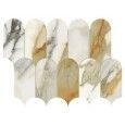 SCULTOREA  CALACATTA VENA ANTICA TESSERE  ARCO REFLEX  41,2x30,3 - CERAMICHE MARCA CORONA J585 CERAMICHE MARCA CORONA  - 1