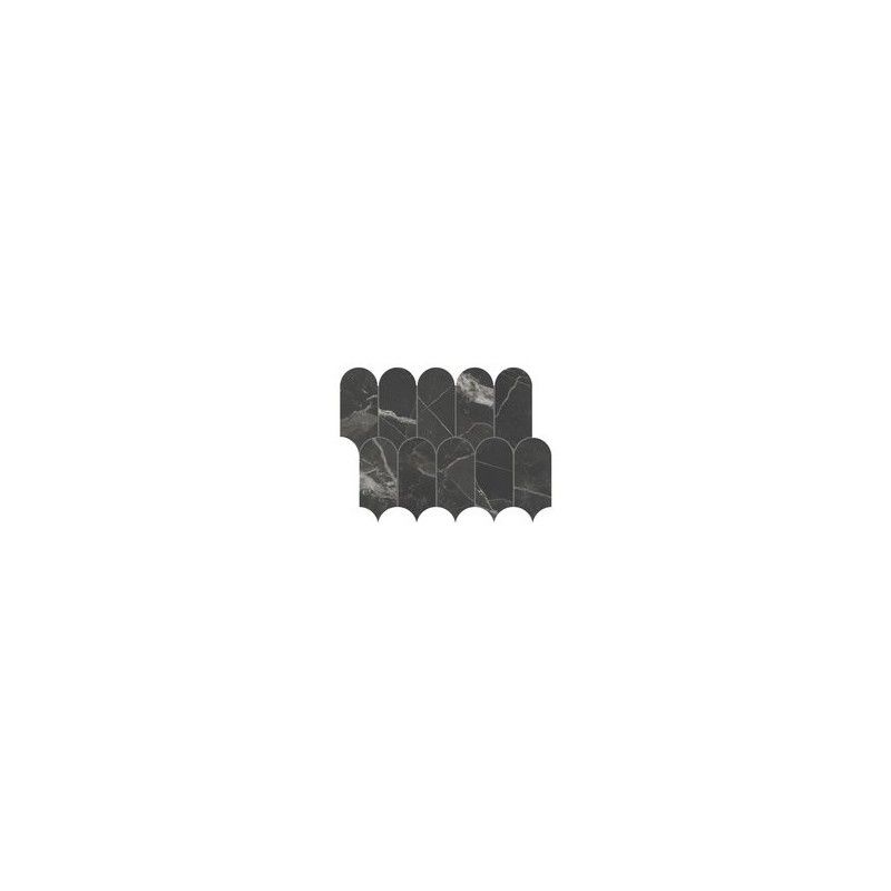 SCULTOREA DARK DIAMOND MOSAIC ARCO REFLEX  41,2x30,3 - CERAMICHE MARCA CORONA J589 CERAMICHE MARCA CORONA  - 1