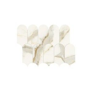 SCULTOREA  CALACATTA ORO FINO MOSAIQUE  ARCO ORO REFLEX  41,2x30,3 - CERAMICHE MARCA CORONA J590 CERAMICHE MARCA CORONA  - 1