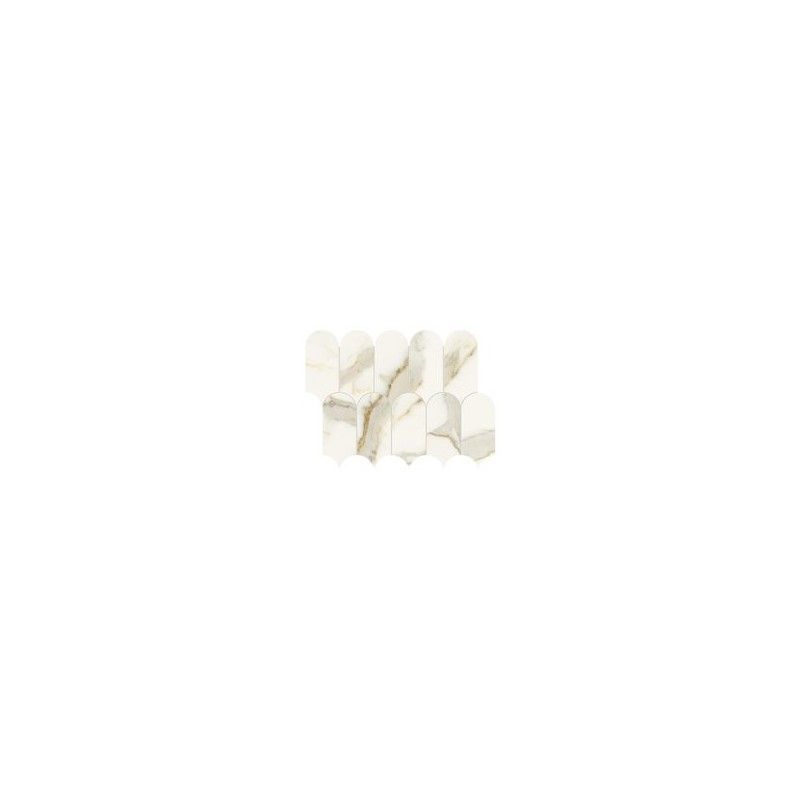 SCULTOREA  CALACATTA ORO FINO MOSAIC  ARCO ORO REFLEX  41,2x30,3 - CERAMICHE MARCA CORONA J590 CERAMICHE MARCA CORONA  - 1