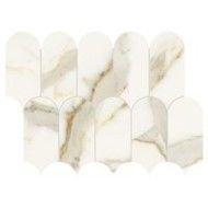 SCULTOREA  CALACATTA ORO FINO MOSAIC  ARCO ORO REFLEX  41,2x30,3 - CERAMICHE MARCA CORONA J590 CERAMICHE MARCA CORONA  - 1