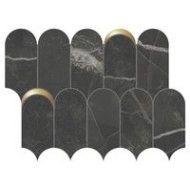 SCULTOREA DARK DIAMOND MOSAIK ARCO ORO REFLEX  41,2x30,3 - CERAMICHE MARCA CORONA J591 CERAMICHE MARCA CORONA  - 1