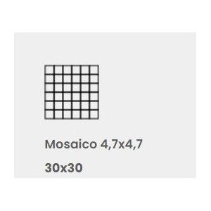Sybil MOSAIQUE 4,7x4,7 White POLI 30x30 - CERDOMUS 97556 CERDOMUS - 1