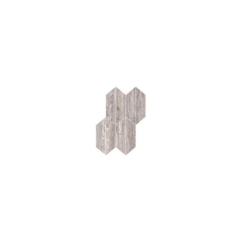 REALSTONE TRAVERTINO 29,4X40,7 VEIN TITANIO MOSAIK LOSANGA - RAGNO RCLA RAGNO  - 1