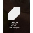 AROMAS Vanilla Mat Gem Hexagon 9mm - GIGACER 9AROMVANIGEMHEXMAT GIGACER - 1