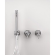 Z316 Mitigeur de douche à encastrer inverseur et douchette 2 voies - sans flexible - Rubinetteria Zazzeri 3300 B401 A01  - 1