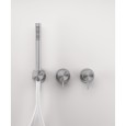 Z316 Miscelatore doccia ad incasso deviatore e doccetta a 2 vie - senza flex - Rubinetteria Zazzeri 3300 B401 A01  - 1