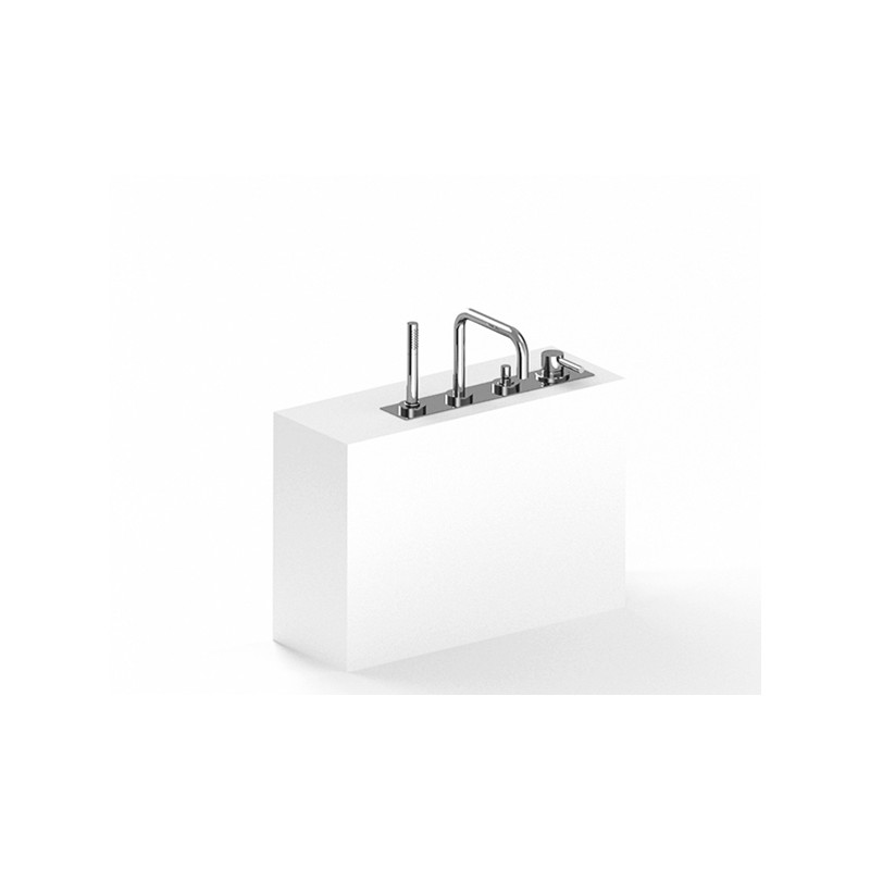 DA-DA 7 Mono 4-hole bathtub top mixer - Zazzeri taps 4707 N498 A00  - 1