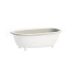 DAY Vasca da semi-incasso in White Tec Plus L175,7 x H54,5 x D89,7 DEVON&DEVON - 1