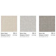 MOON  GREY MOSAIC 2,5X2,5 29,75X29,75 - APARICI APARICI CERAMICA - 1