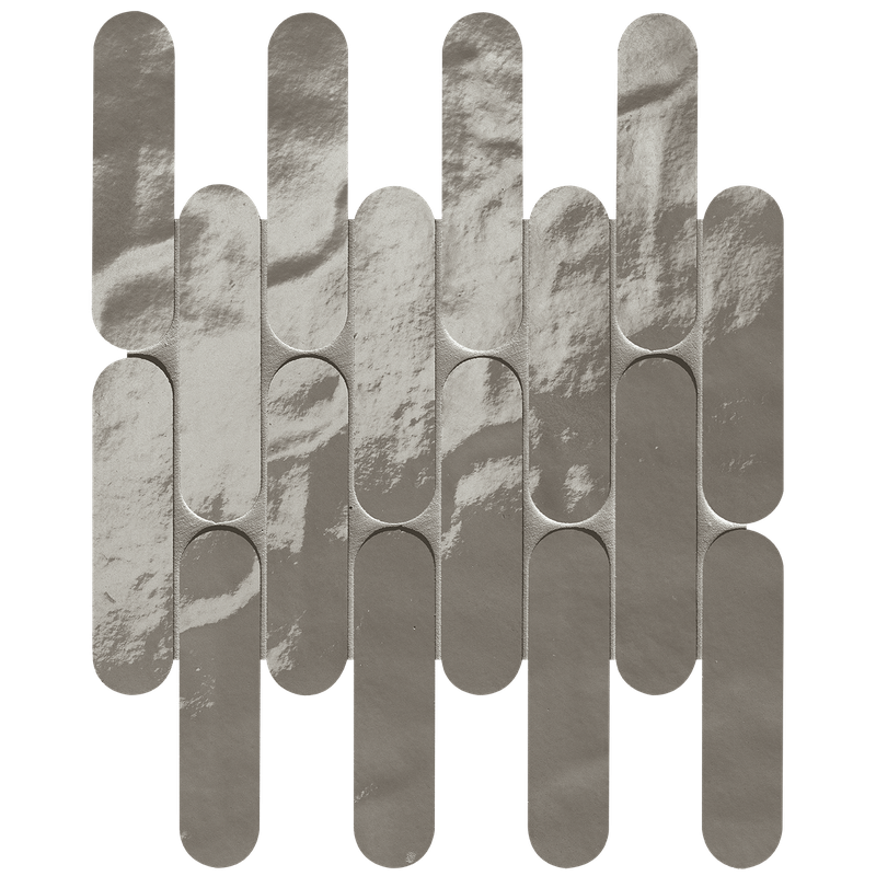 GLIM GRIGIO FUMO CURVE MOSAICO 29X29,5 BRILL - FAP CERAMICHE fRNV FAP CERAMICHE - 1