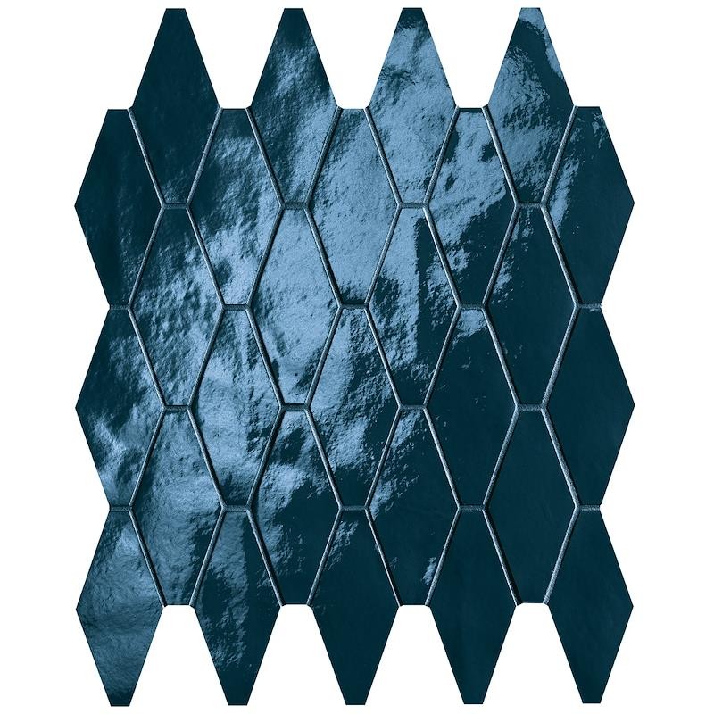 GLIM BLU NAVY ROMBI MOSAIQUE 31X35,5 BRILL - FAP CERAMICHE fRW8 FAP CERAMICHE - 1