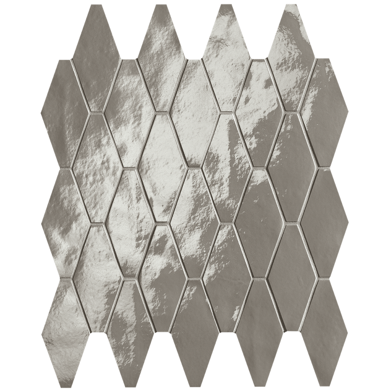 GLIM GRIGIO FUMO ROMBI MOSAIC 31X35,5 GLOSSY - FAP CERAMICHE fRXA FAP CERAMICHE - 1