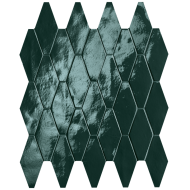 GLIM PETROLIO ROMBI MOSAIC 31X35,5 GLOSSY - FAP CERAMICHE fRXD FAP CERAMICHE - 1