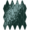GLIM PETROLIO ROMBI MOSAIC 31X35,5 GLOSSY - FAP CERAMICHE fRXD FAP CERAMICHE - 1