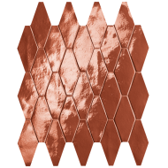 GLIM ROSSO CUORE ROMBI MOSAIQUE 31X35,5 BRILL - FAP CERAMICHE fRXE FAP CERAMICHE - 1